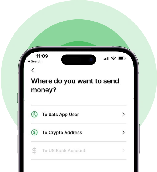 Where do you want to send money?